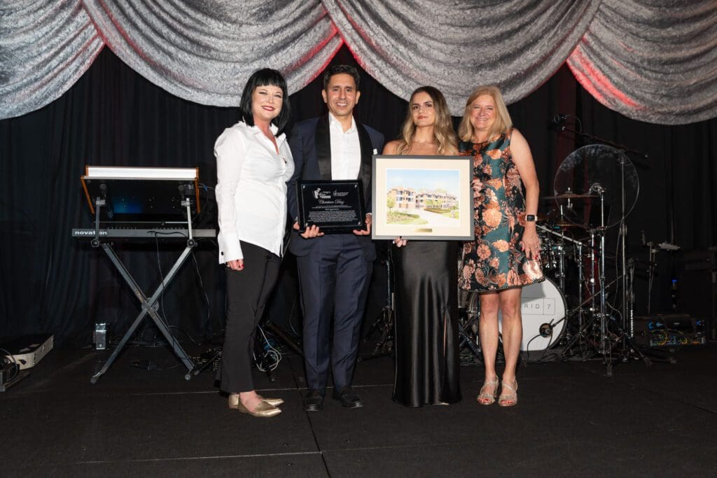 Dr. Shannon Hayes, Christian Diaz, Sophie Diaz, Cristina Vetrano at the Ronald McDonald House Charities 'Boo Ball' (Photo by Daniel Ortiz)
