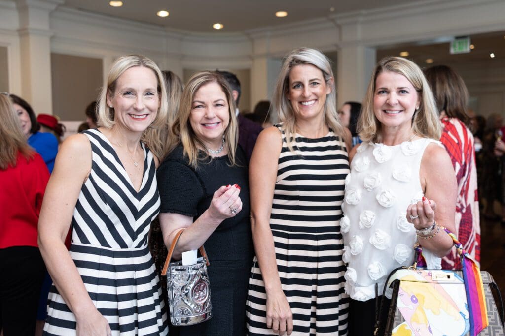Elizabeth Keeler, Tracy Morris , Jessica Beinart, Elizabeth Edwards at the Italian Cultural & Community Center luncheon (Photo by Daniel Ortiz)