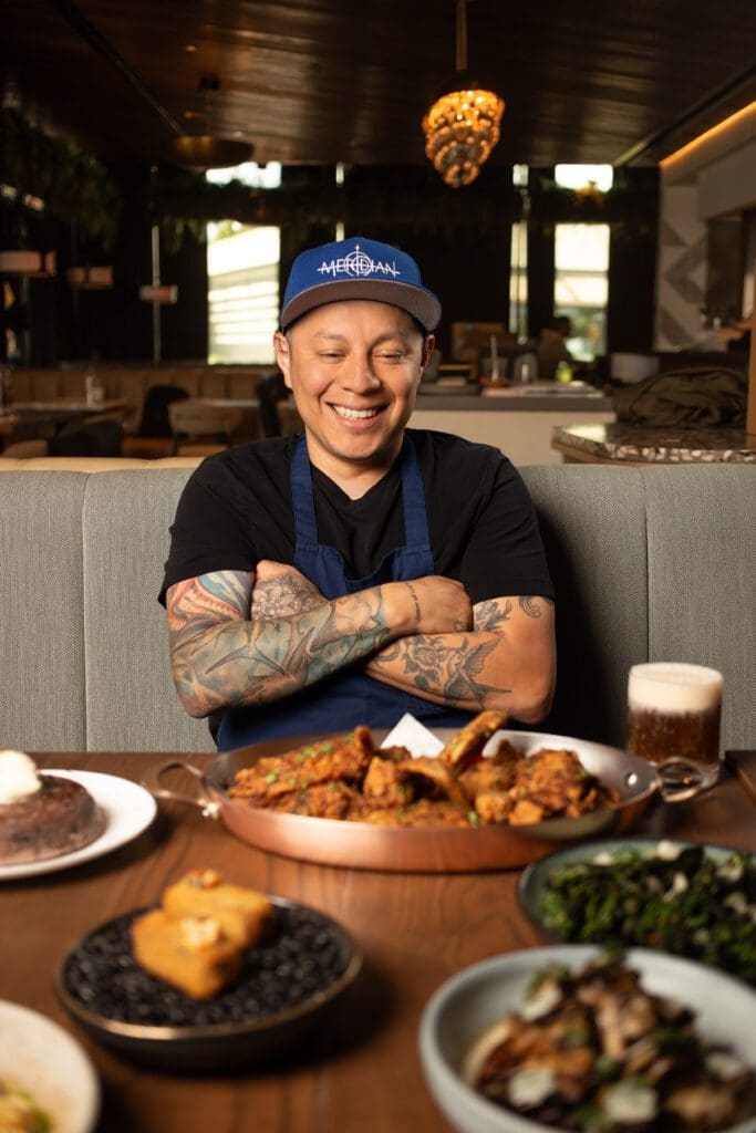 Eduardo Osorio was brought on as Meridian's new executive chef. (Photo by Dan Padgett)