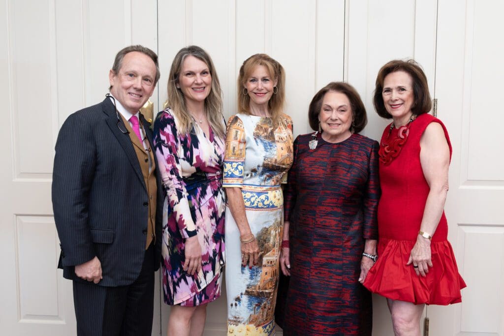 Franco Valobra, Erika Myers, Cheryl Byington, Rose Cullen, Franelle Rogers at the Italian Cultural & Community Center luncheon (Photo by Daniel Ortiz)