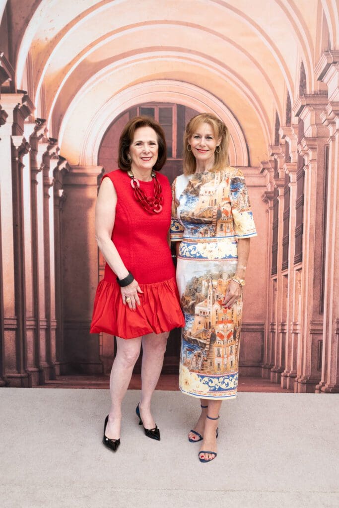Chairs Franelle Rogers and Cheryl Byington make the scene at the Italian Cultural & Community Center luncheon. (Photo by Daniel Ortiz)