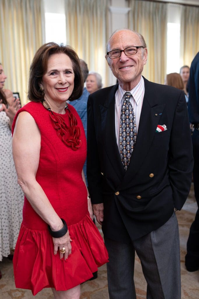 Franelle Rogers, Robert Sakowtiz at the Italian Cultural & Community Center luncheon (Photo by Daniel Ortiz)