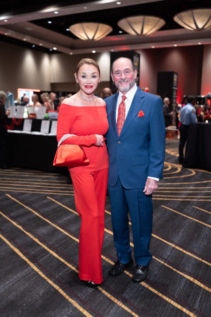 Gaye Lynn & Stuart Zarrow at the Houston Fire Fighters 'Red Hot Gala' (Photo by Daniel Ortiz)