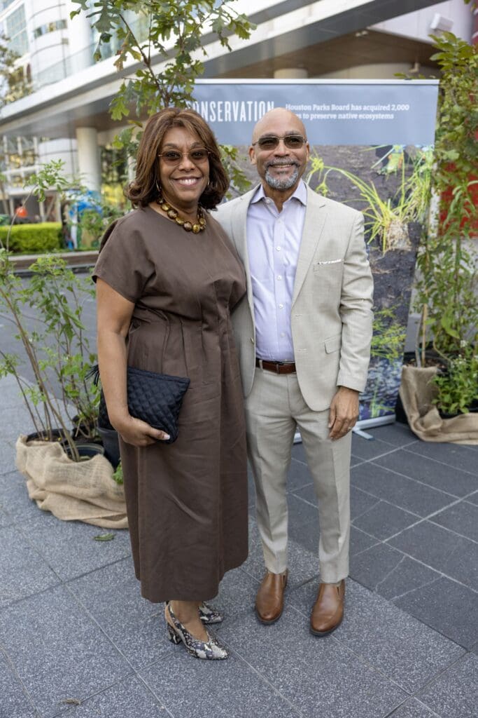 Gina & Domingo Barrios at the Houston Parks Board annual luncheon (Photo by Jenny Antill, Courtesy of Houston Parks Board)