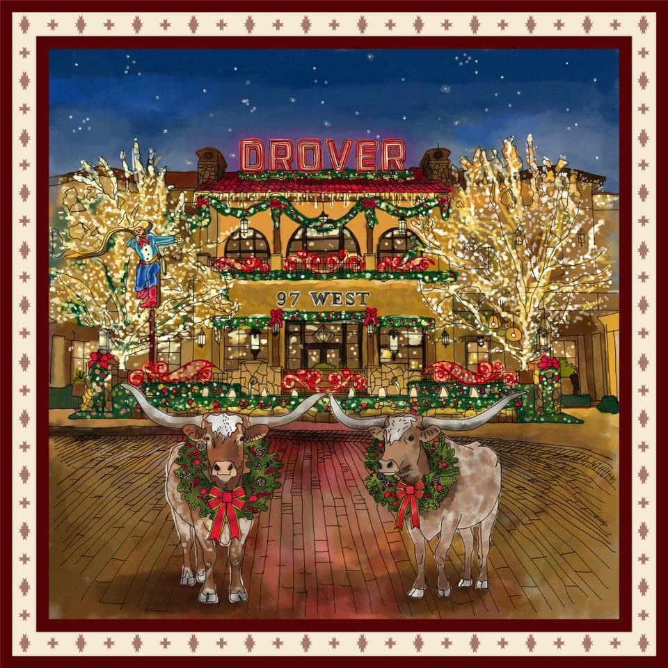Hotel Drover x Wild Silks – 2025 Holiday Scarf