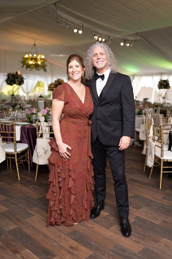 Houston Zoo CEO Lisa Peterson & Alec Peterson at the Houston Zoo 'Enchanted Forest' gala (Photo by Daniel Ortiz for Houston Zoo)