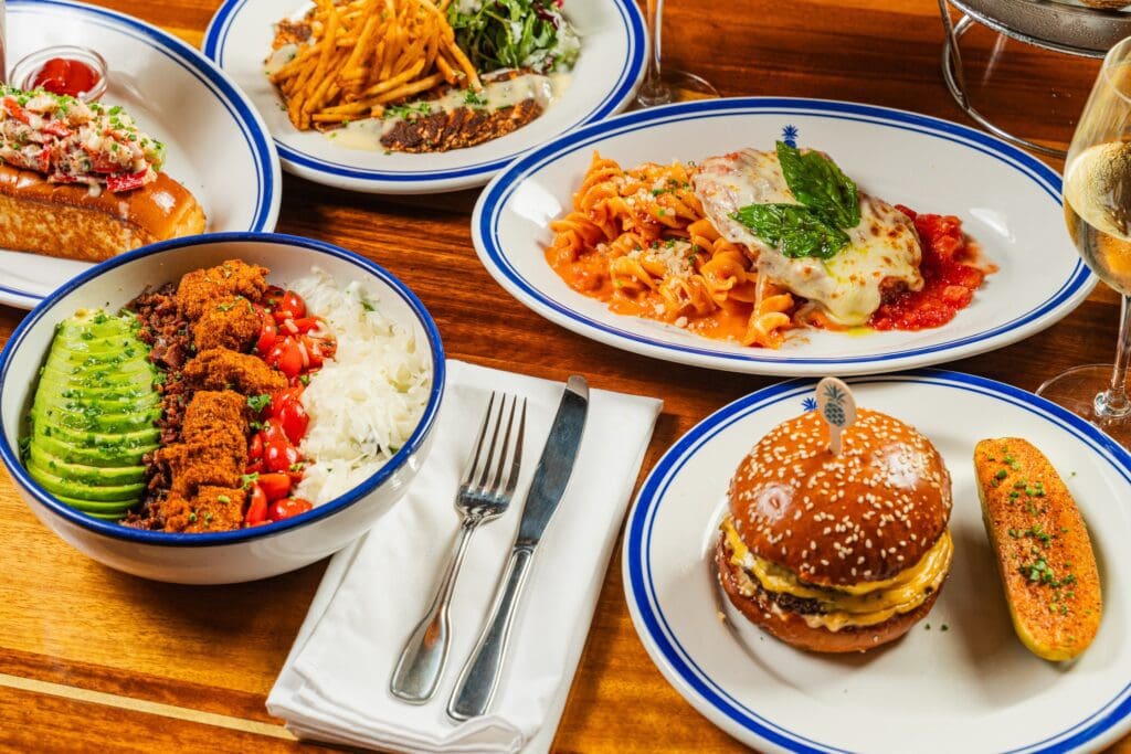 Vandelay Hospitality Group’s Hudson House brings its signature lobster rolls, cheeseburgers, and “World’s Coldest Martini” to Southlake in 2026. (Courtesy Hudson House)