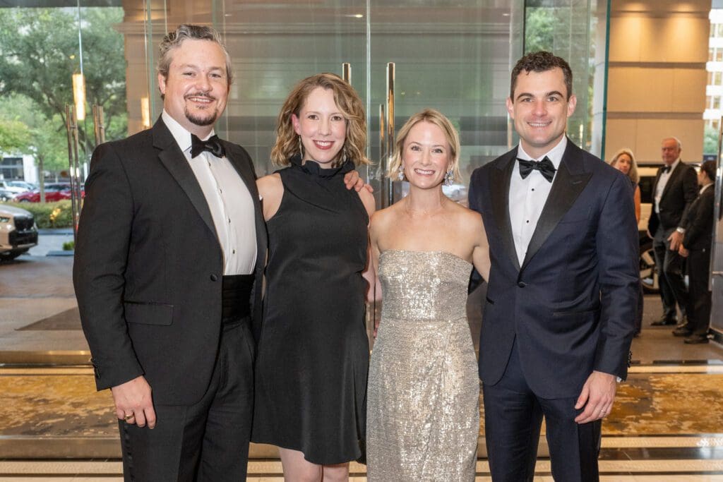 John Wareing, Amanda Child, Molly & Austin Marietta at the Menninger Clinic Centennial Celebration. (Photo by Jacob Power)