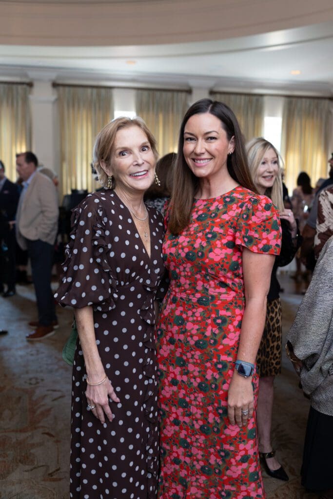 Kristen Cannon, Jayne Johnston at the Italian Cultural & Community Center luncheon (Photo by Daniel Ortiz)
