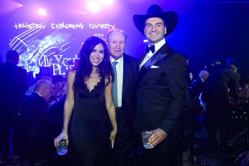 Kylee Orlando, Gary Petersen, John Domolky at the 28th annual Houston Children's Charity Gala (Photo by CatchlightGroup.com)