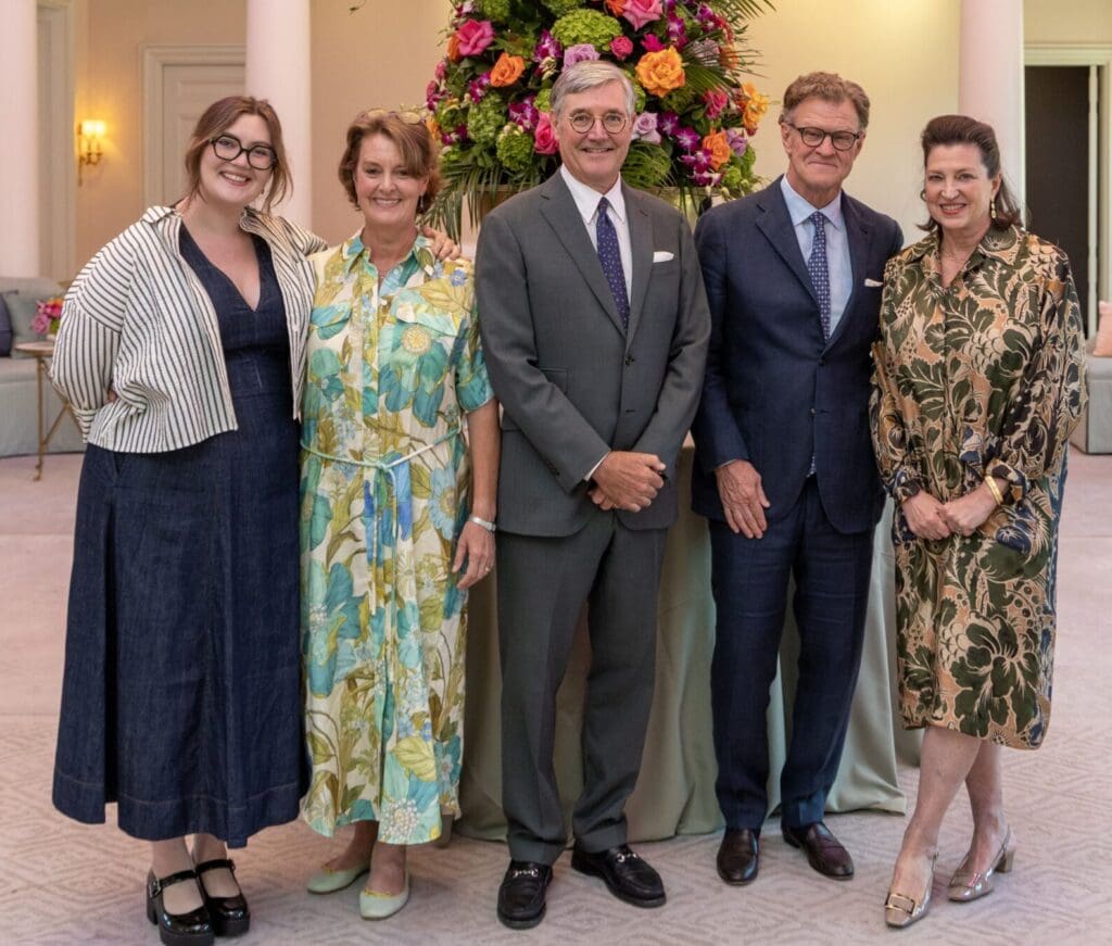 Lucy Curtis, Jane & Bill Curtis, Russell & Valette Windham at Curtis & Windham Architects book signing (Photo by Jordan Geibel)