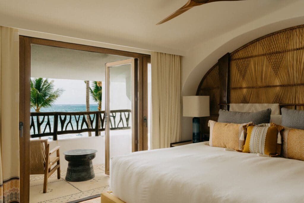 The well appointed rooms and suites at Maroma are full of five-star amenities. 
