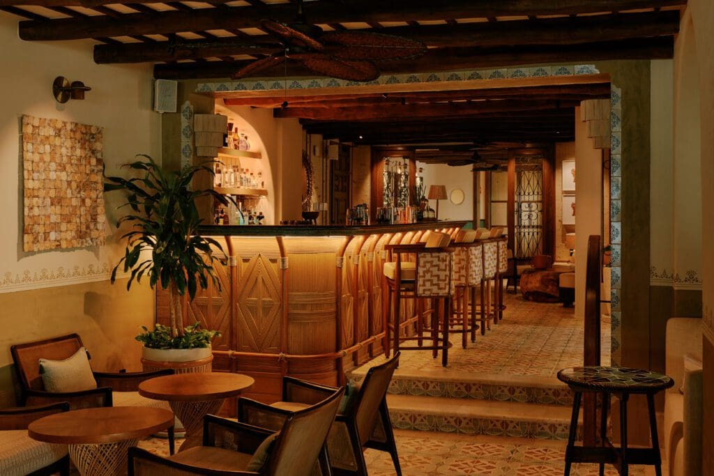 Bambuco is the hotel's lounge and bar area with an impressive lineup of agave spirits. 