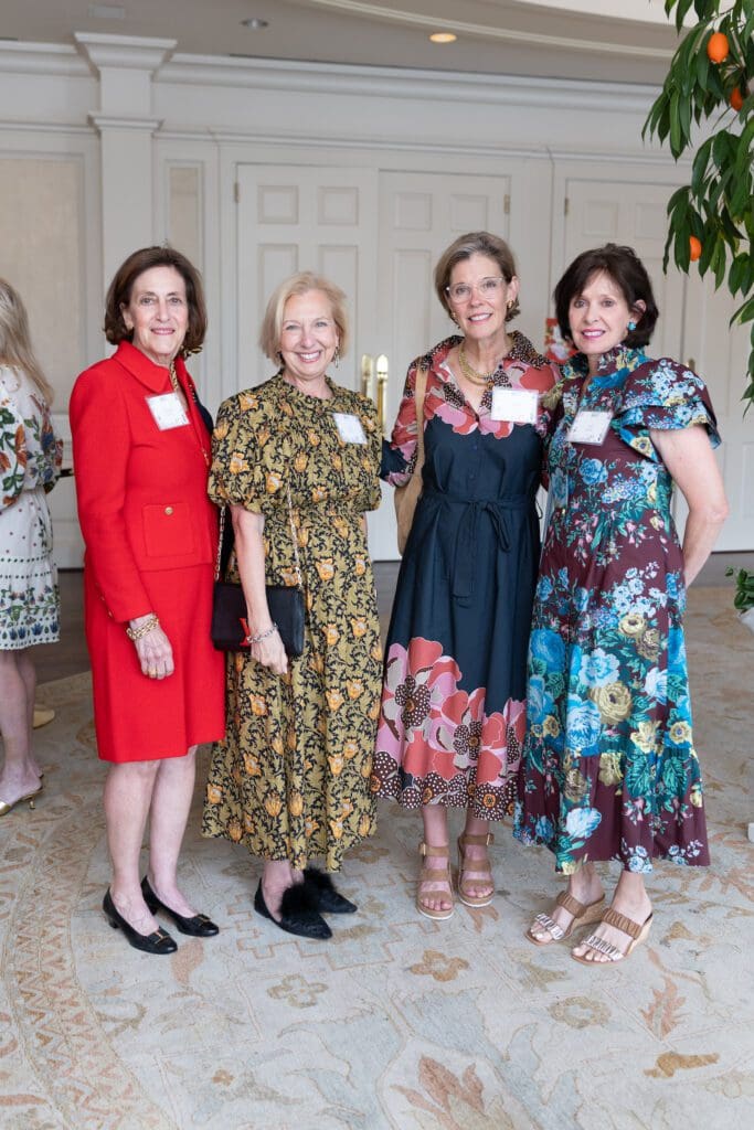 Madeleine Sheehy, Sarah Eilers, Vaughan Clark, Susan Solcher at Houston Botanic Garden's 2025 Luncheon: Building Branches (Photo by Daniel Ortiz)