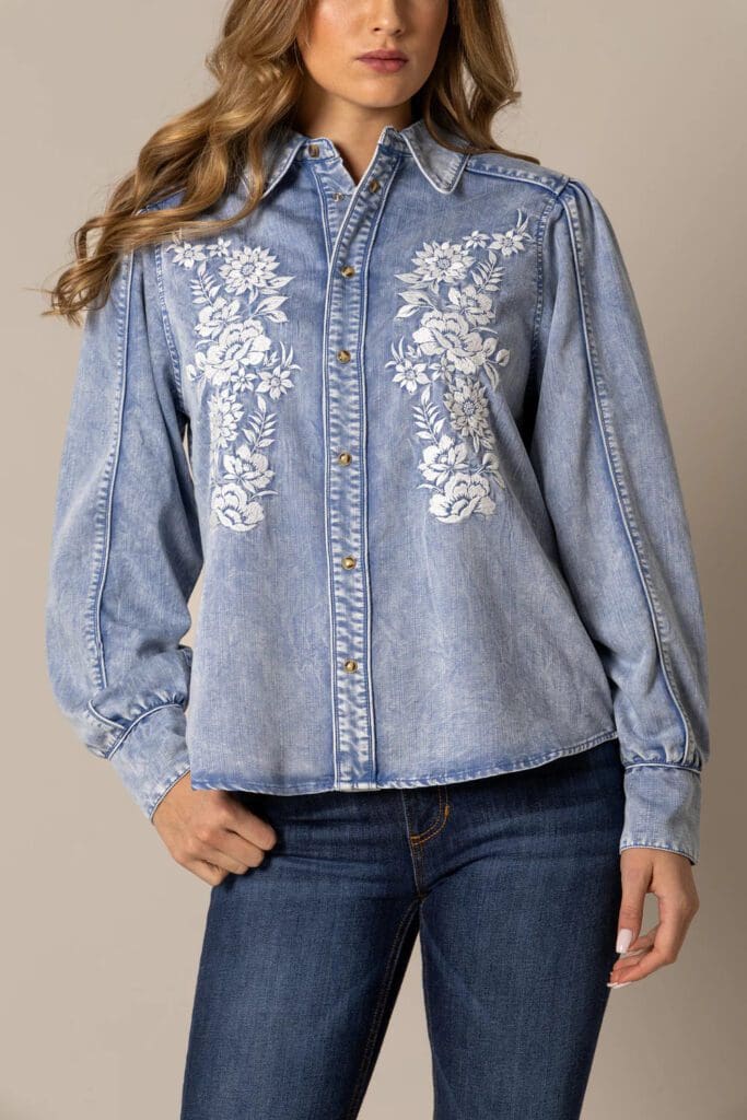 Kimes Ranch’s fall release boasts classic silhouettes with subtle western details. (Courtesy)
