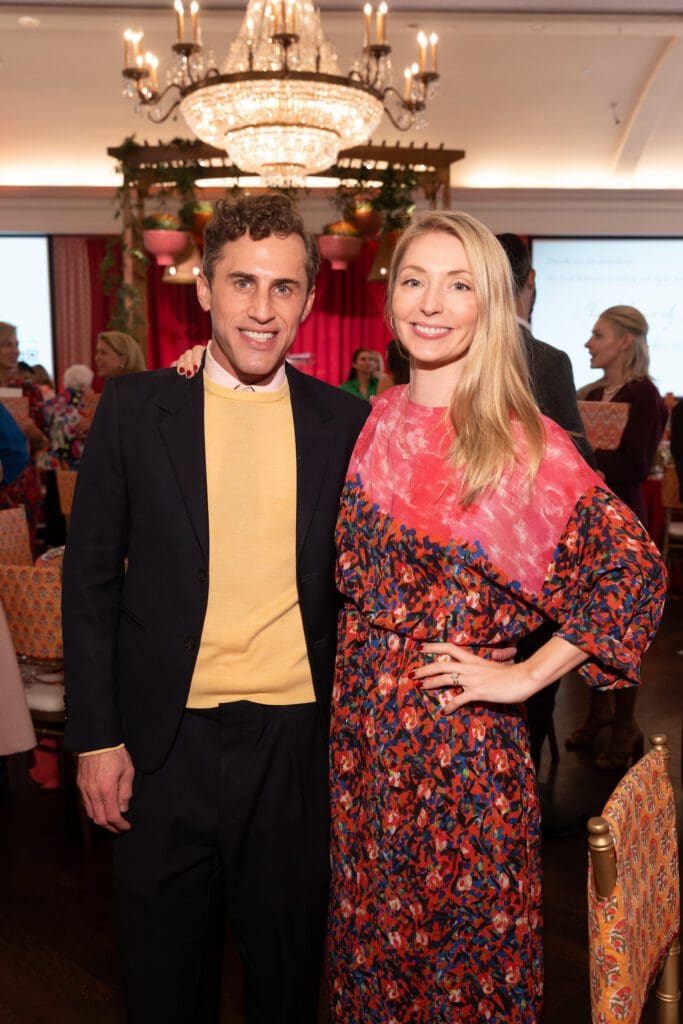 Michael Mandola, Katharine Barthelme at Houston Botanic Garden's 2025 Luncheon: Building Branches (Photo by Daniel Ortiz)