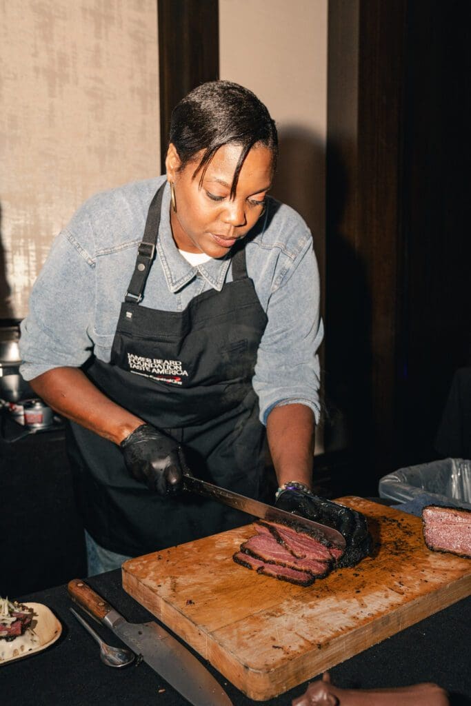 Chef Michelle Wallace at James Beard Foundation's Taste America: Houston (Photo by Michael Anthony)