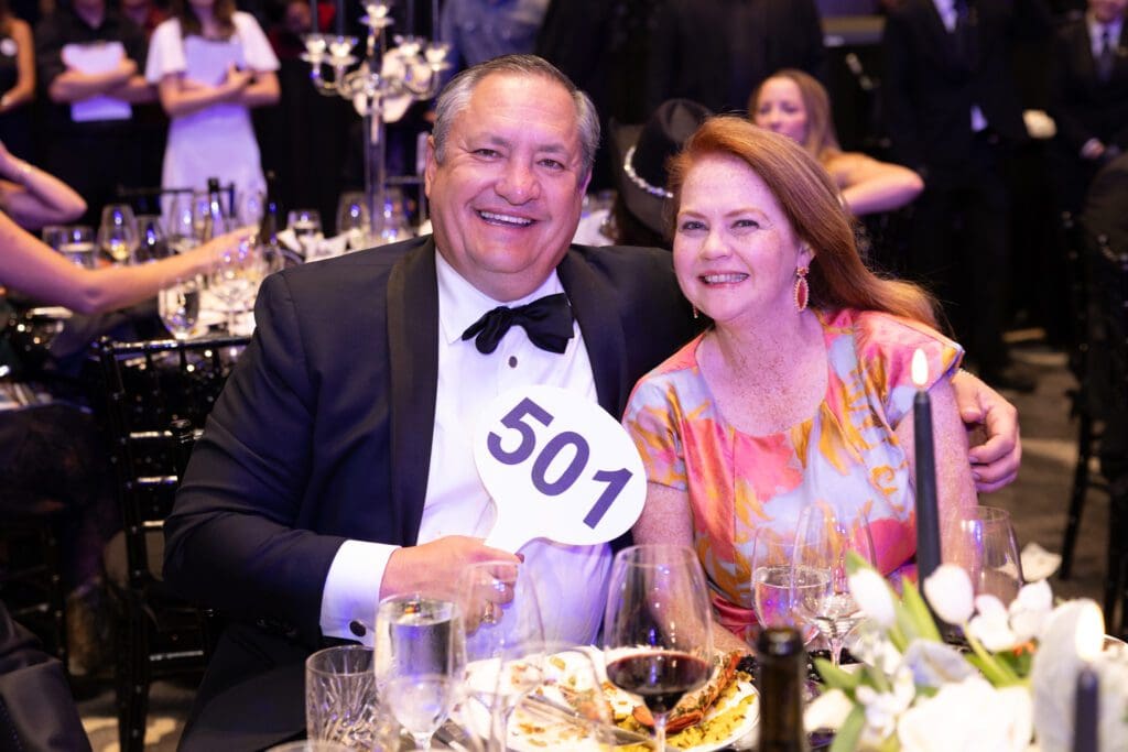Mike & Katie Lowenberg at the Houston Children's Charity gala. 