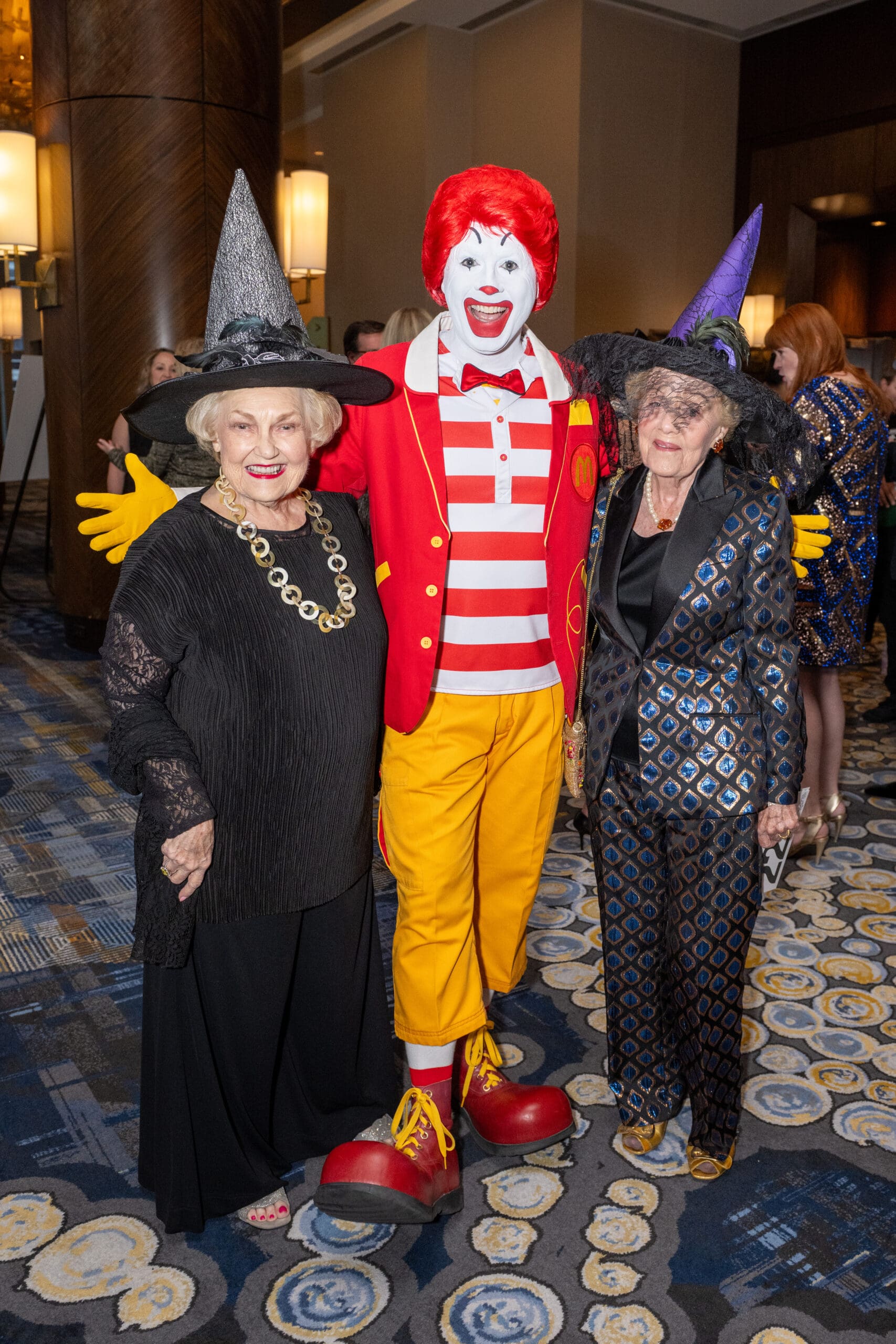 Missy McInnes, Ronald McDonald and Emily Crosswell – Jacob Powers