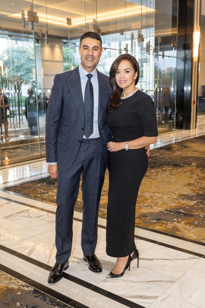 Omar Alaoui & Maria Moncada Alaoui at the Texas EquuSearch evening (Photo by Jacob Power)