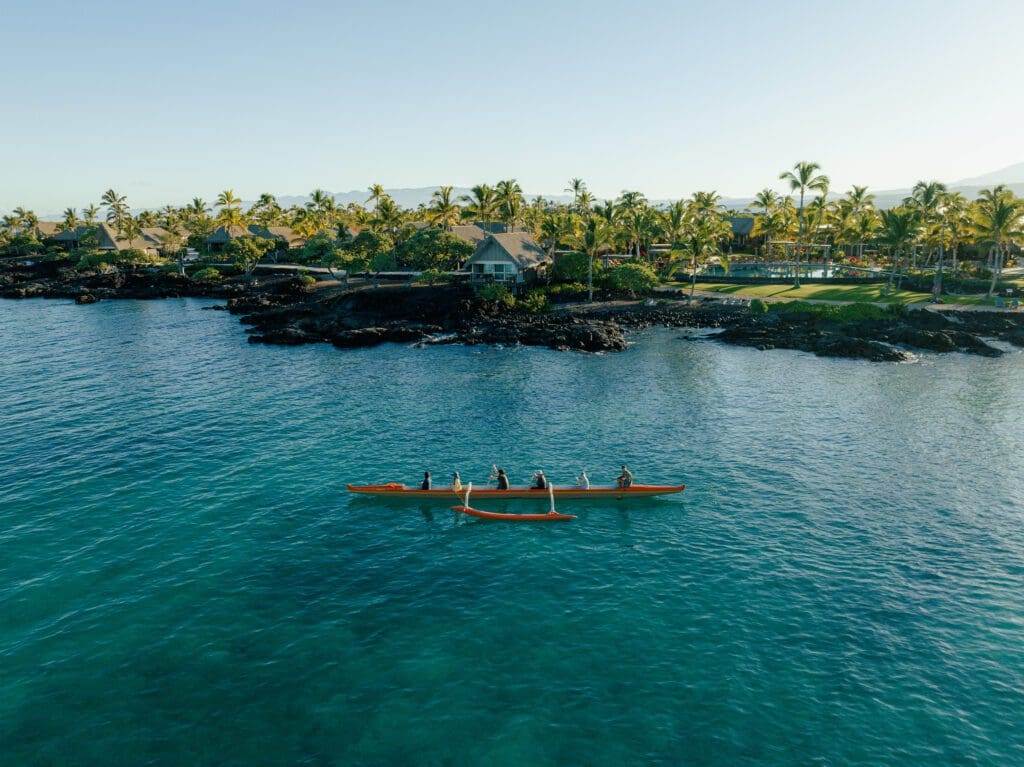 Kona Village offers a plethora of ocean activities, family activities, a cultural center, and more. (Photo by Kona Village, A Rosewood Resort)