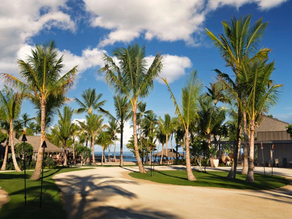 The beautiful entrance to Kona Village. (Photo by Kona Village, A Rosewood Resort)