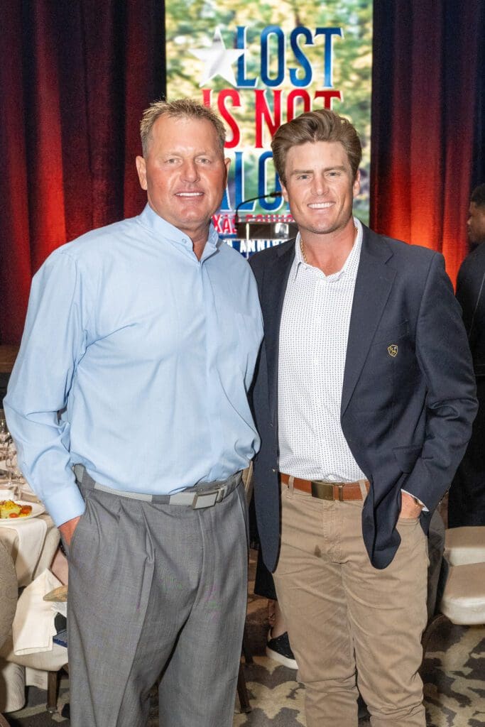 Roger Clemens, Kacy Clemens at the Texas EquuSearch evening (Photo by Jacob Power)