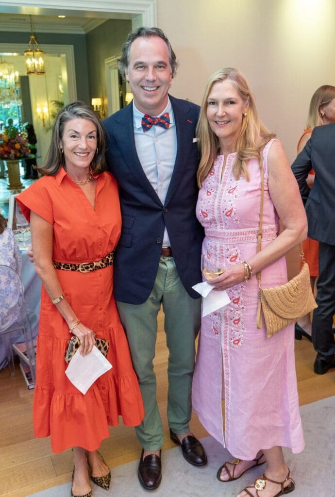 Sarah Lamb & David Larned, Lucia Benton at Curtis & Windham Architects book signing (Photo by Jordan Geibel)
