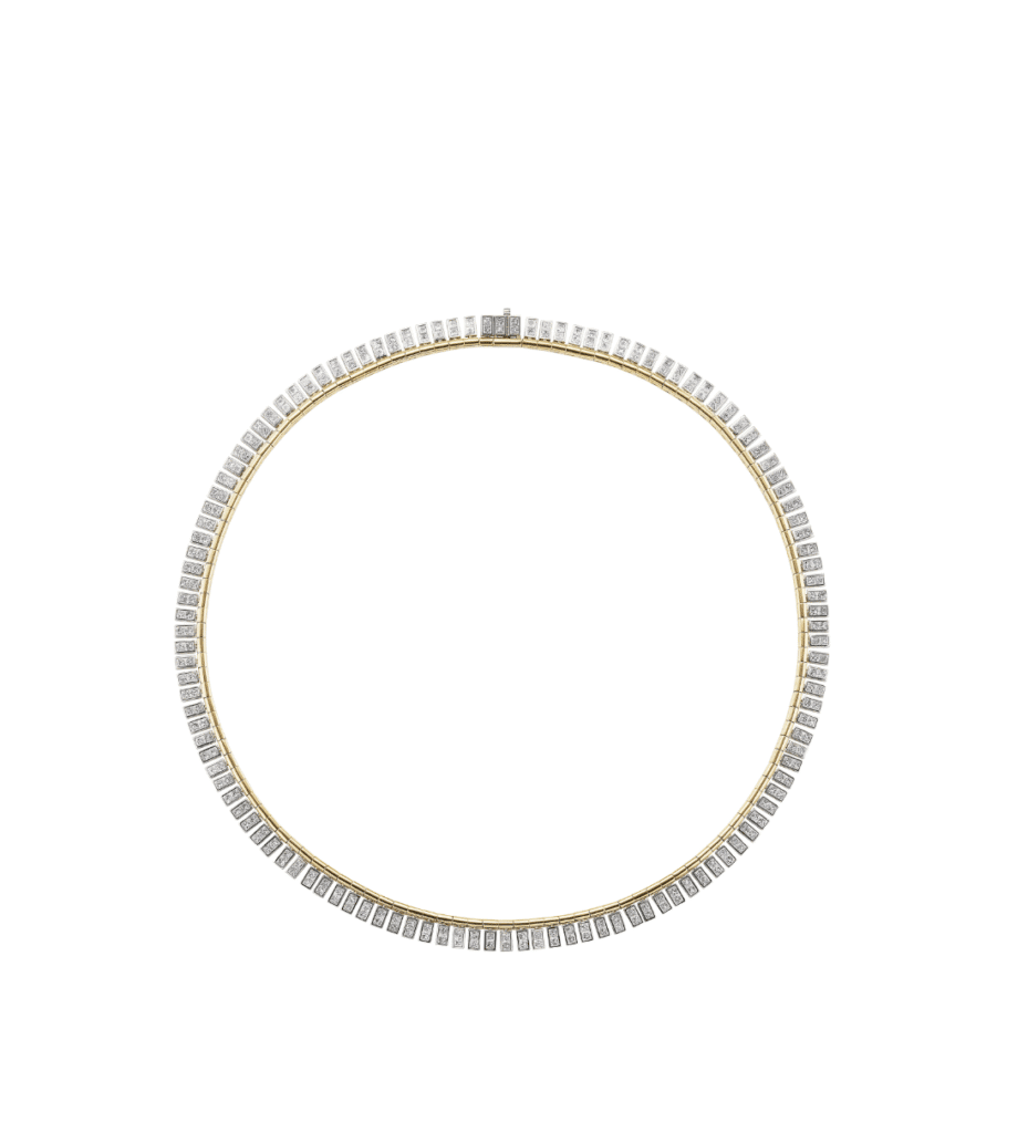 Emily P Wheeler Diamond Fringe 18K Yellow Gold Necklace