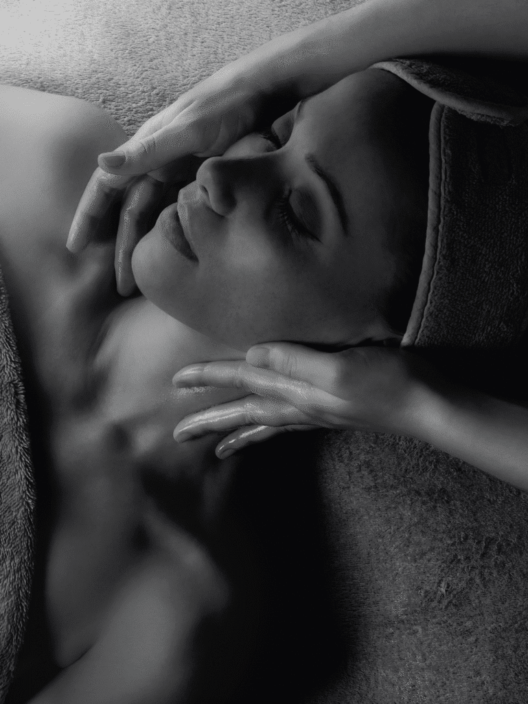 Once skin concerns are identified, the aesthetician then customizes the treatment. 