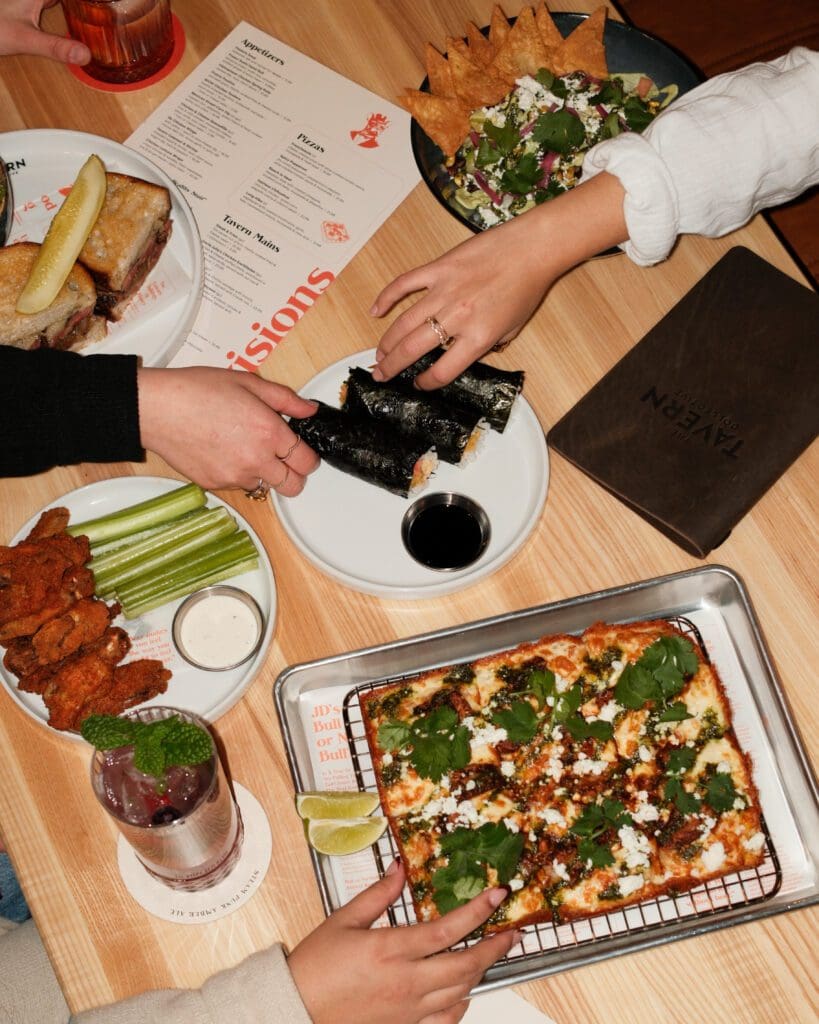 The modern pub serves a globally-inspired menu. (Courtesy of The Tavern Collective)