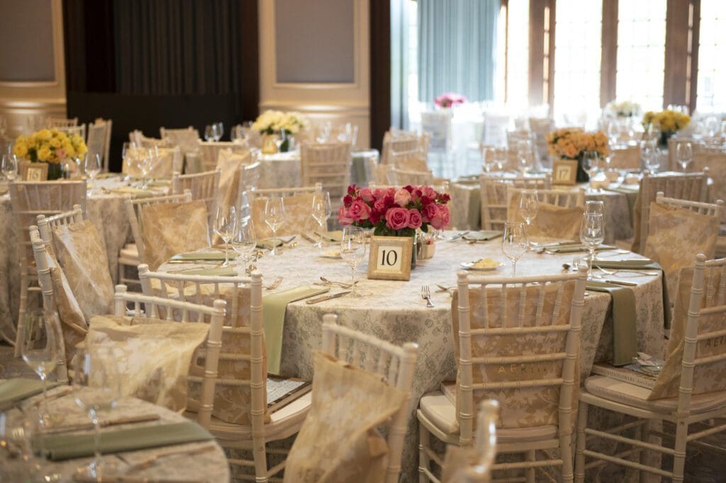 The tablescape at Kappa Tablescapes (Photo by Tamytha Cameron)