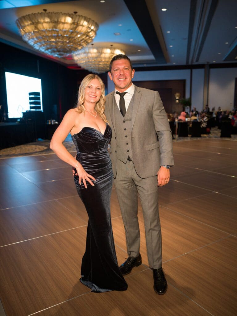 Tiffany & Michael Gutierrez at the Ronald McDonald House Charities 'Boo Ball' (Photo by Daniel Ortiz)