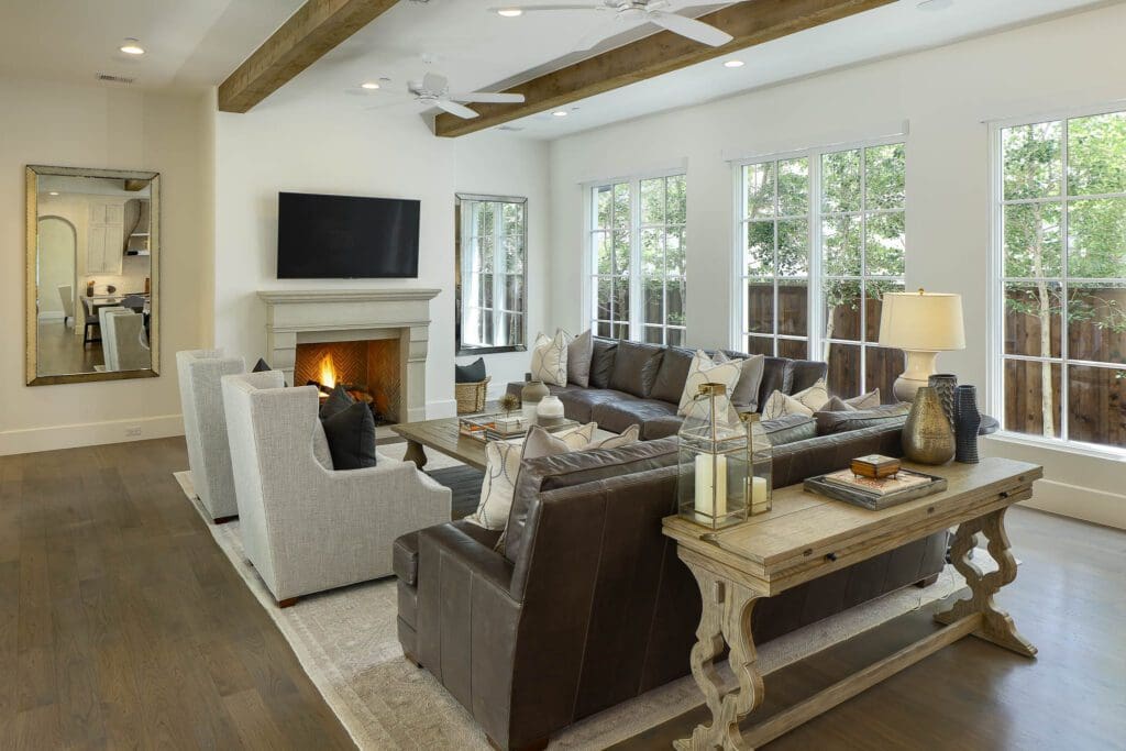 The custom home, located on one of University Park’s widest and most coveted streets, was built by Robert Elliott.