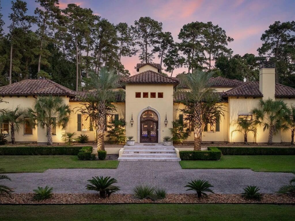 The incredible 11 Palmer Crest estate will have you in the holiday spirit as soon as you pull up to the door. 