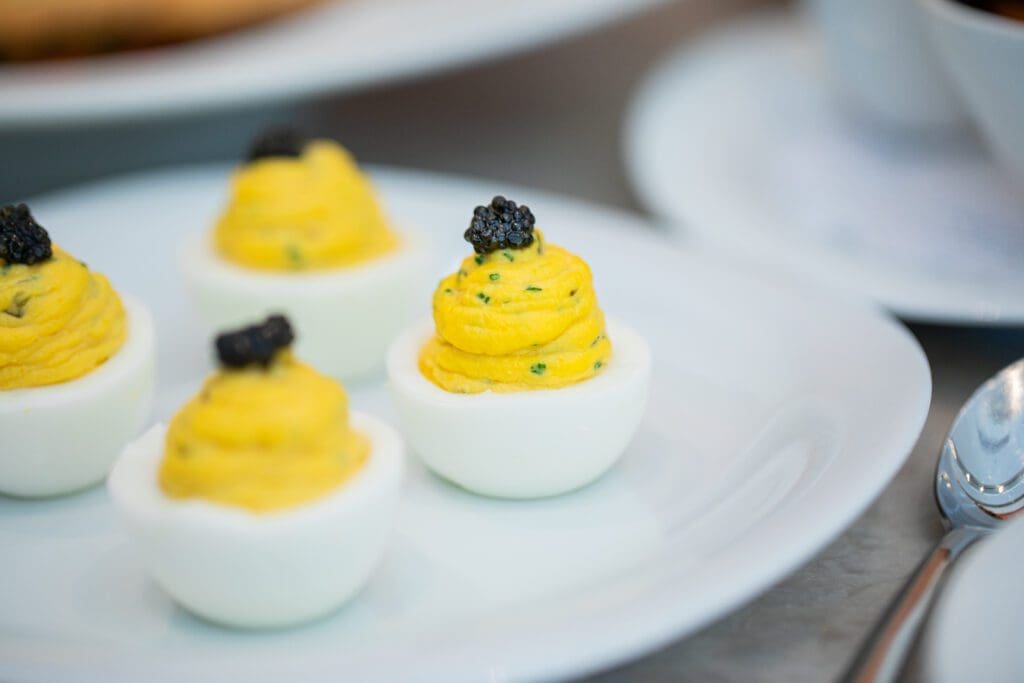 The deviled eggs are a Mirador favorite coming to the Fort Worth café. (Courtesy)