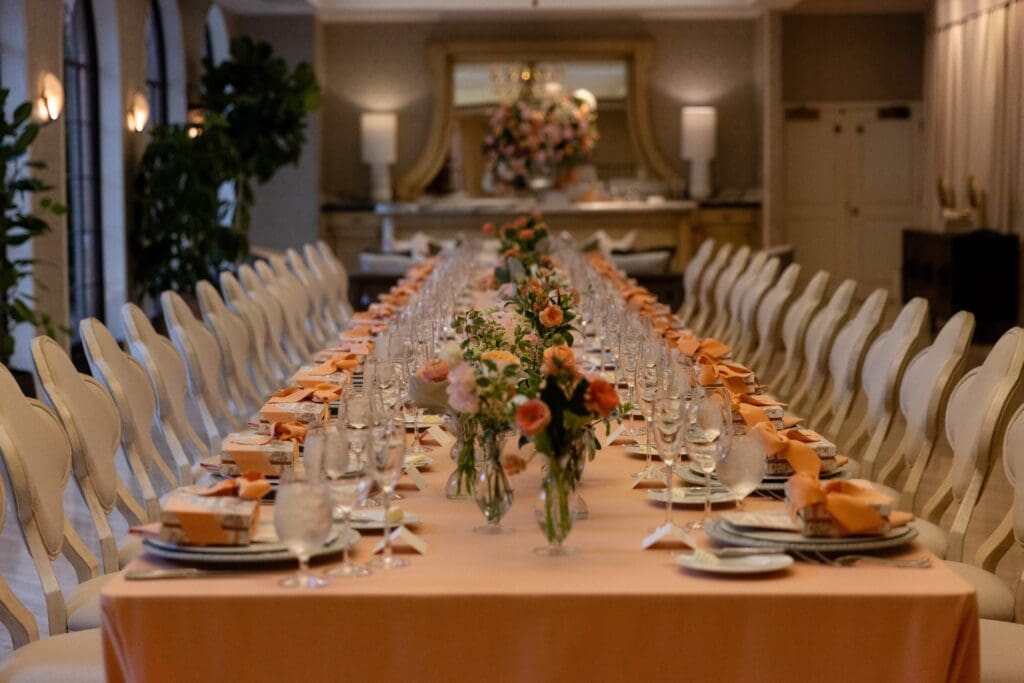 Kimberley Schlegel Whitman hosted the lunch in The Mansion's promenade room. (Photo by Kaitlin Saragusa Kellerman)