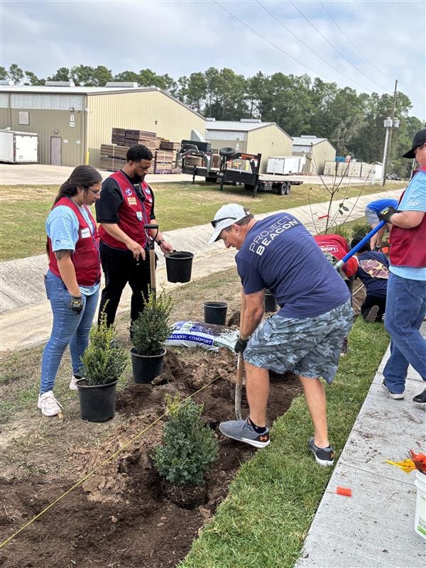 A Vital Transformation — Project Beacon’s New Center In Oak Ridge North Gets a Red Vest Boost