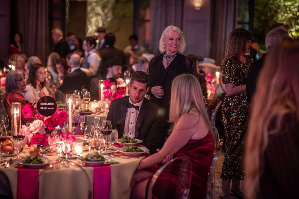Guests filled the Silverton Room for the sold-out Lone Star Film Festival Gala at Bowie House. (Photo by Olaf Growald)