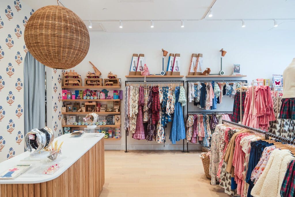 Pink Chicken is known for joyful design details, soft fabrics, and signature prints. (Photo by Siena Photography)