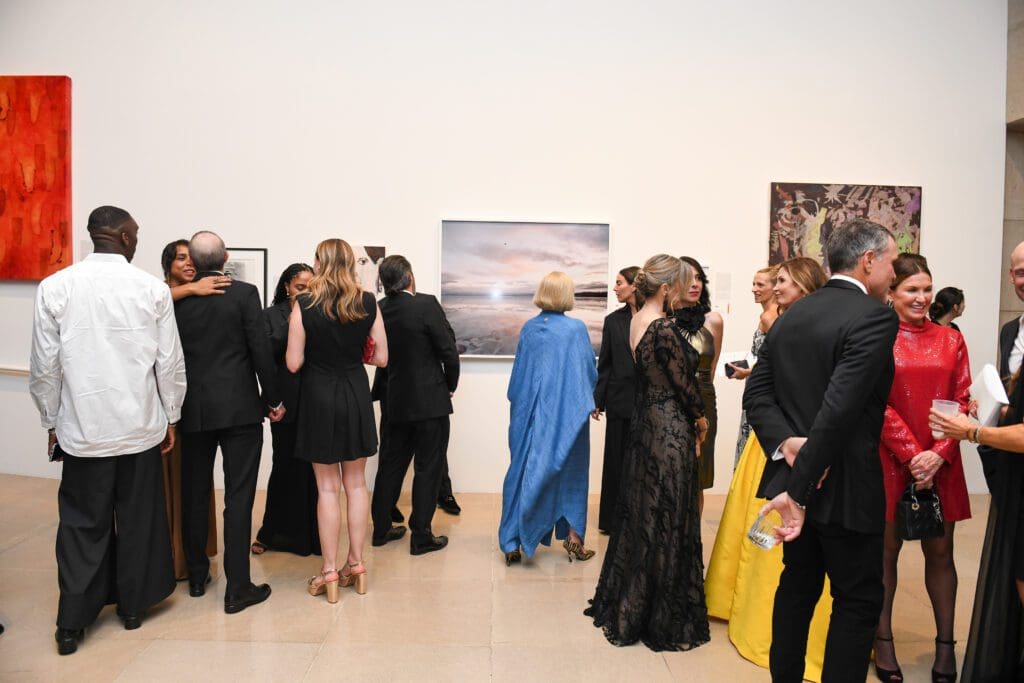 The Collection Gala featured an impressive selection of 37 works generously donated by leading contemporary artists and galleries, "reflecting both emerging voices and established names." (Photo by BFA and Steve Lucero)