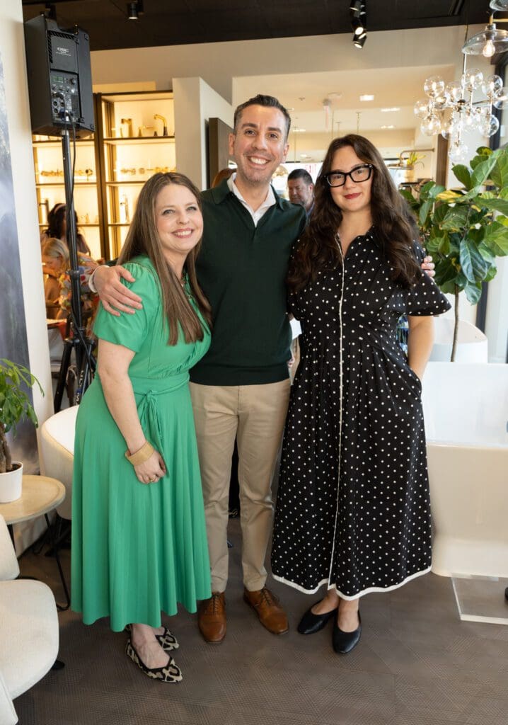 Barbara Sammon, Hector Zertuche, Manja Nikolin (Photo by George Fiala)