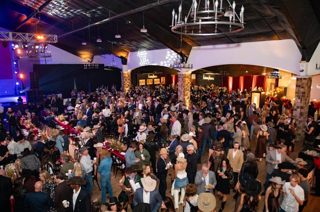 The live auction scene at Cattle Baron's Ball (Photo by Tamytha Cameron)
