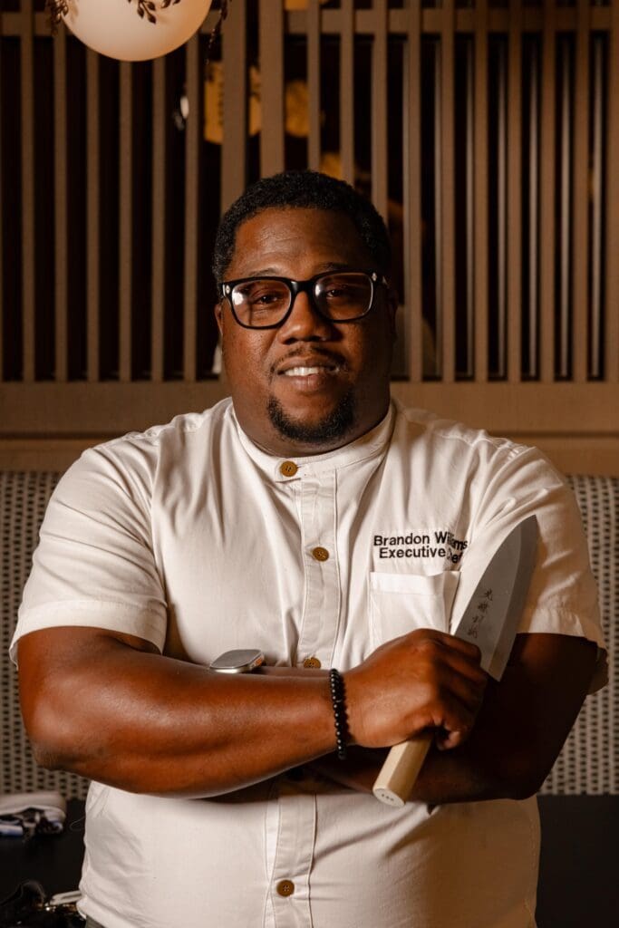 Executive Chef Brandon Williams leads the culinary program at The Elmore Hotel’s Sagewind, bringing years of fine-dining experience and a passion for approachable sophistication. (Courtesy)