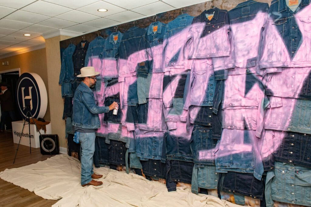 Artist Chris Bingham (Photo by Tamytha Cameron)