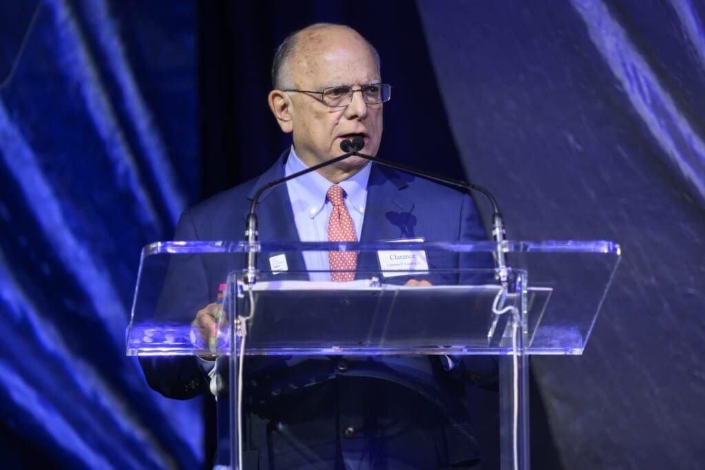 Clarence Cazalot Jr. at the public launch of the MD Anderson Cancer Center $2.5 billion capital campaign  (Photo by Michelle Watson, CatchlightGroup.com)