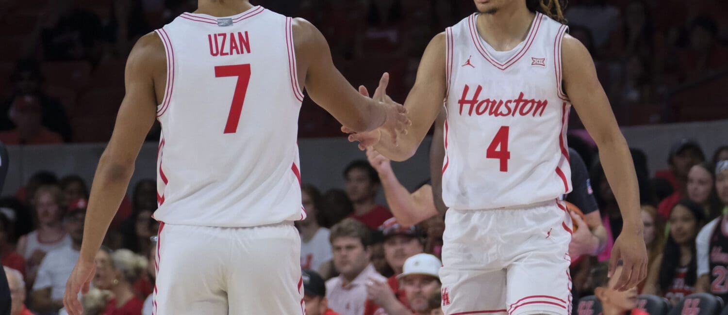 University of Houston Cougars men’s basketball team defeated the Towson Tigers, at the Fertitta Center November 8, 2025