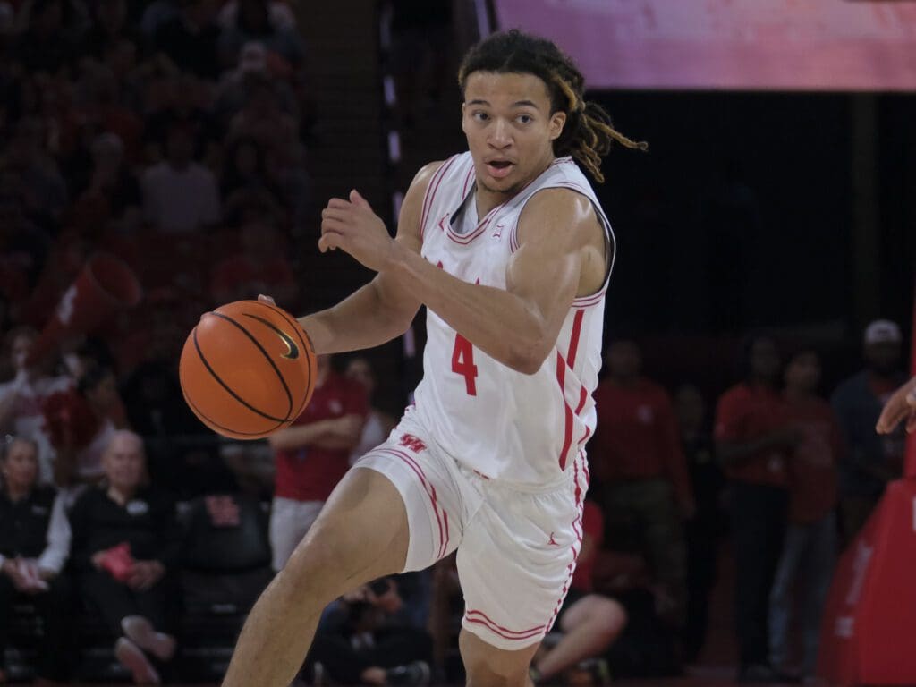 University of Houston Cougars men’s basketball team defeated the Towson Tigers, at the Fertitta Center November 8, 2025