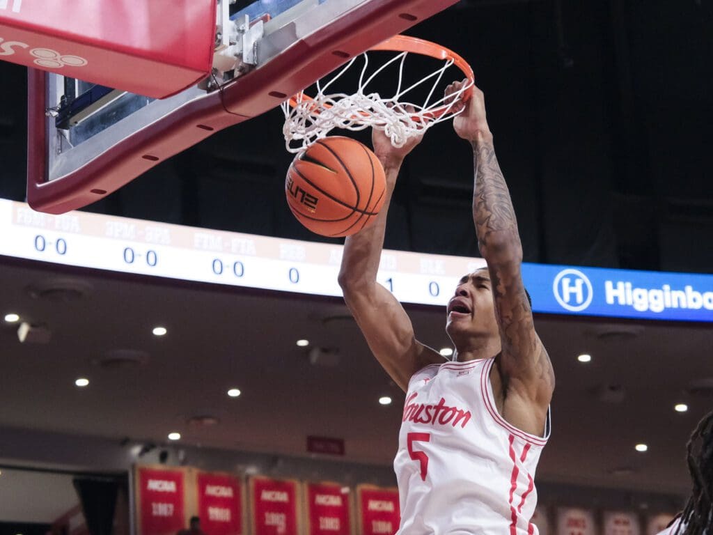 University of Houston Cougars men’s basketball team defeated the Lehigh Mountain Hawks and celebrated head coach Kelvin Sampson’s 800th career win in college basketball, at the Fertitta Center