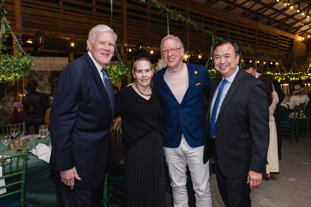 David & Anita Garden, Matt Henneman, Kim Hales at the 20th anniversary Delicious Alchemy banquet (Photo by CatchLight Group)